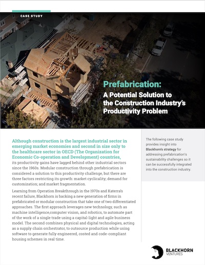 Blackhorn Ventures Prefabrication Report Thumbnail